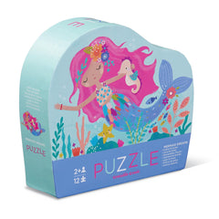Crocodile Creek Mermaid Dreams 12-piece floor puzzle with large pieces for little hands.
