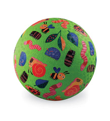 Crocodile Creek 5-inch playground ball with textured grip for easy throwing.