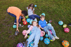 Crocodile Creek playground ball teal fish indoor-outdoor versatility