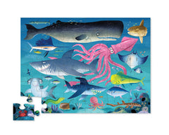 Crocodile Creek Shark Reef puzzle artwork sparks imaginative sea play at home