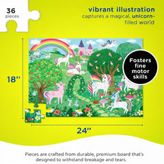 Crocodile Creek Unicorn Dreams color-rich design sparks imaginative play for kids.