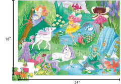 Vibrant Crocodile Creek puzzle artwork with bold colors and kid-friendly design