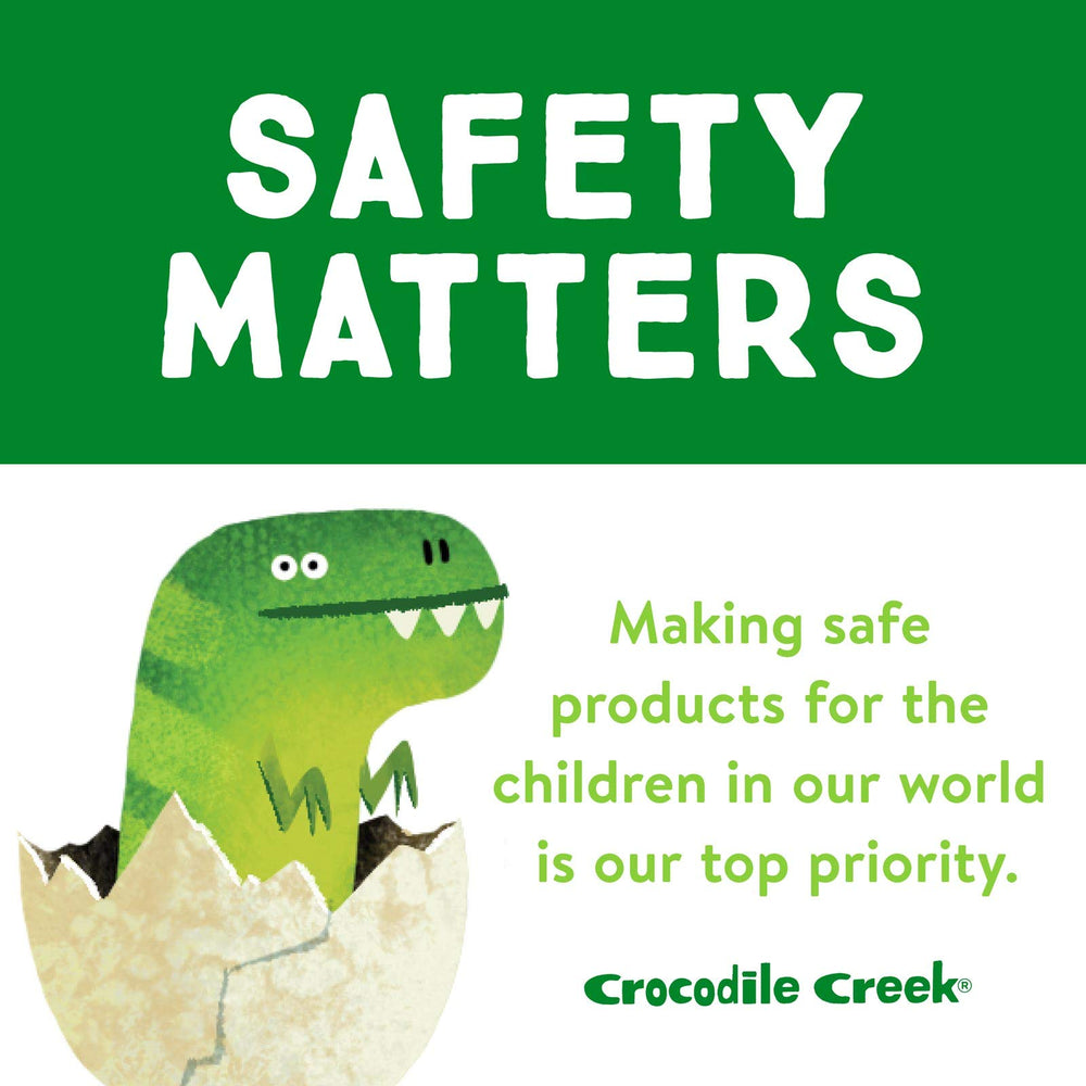 Crocodile Creek Wild Safari soy-based ink printing preserves bright colors.
