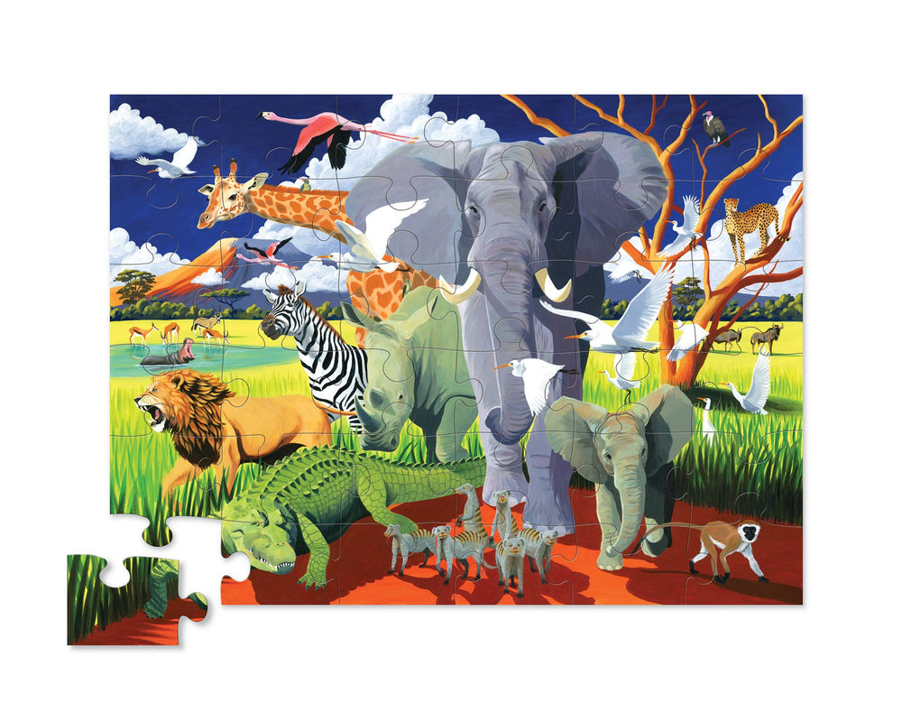 Crocodile Creek Wild Safari storage box showcases durable, attractive organization.