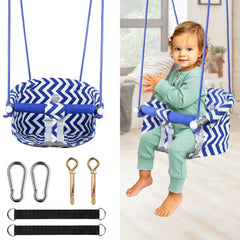 CROSDE Comfy toddler swing seat with canvas for safe outdoor play