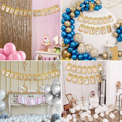 Crosize banner includes needle and ribbons for easy setup.