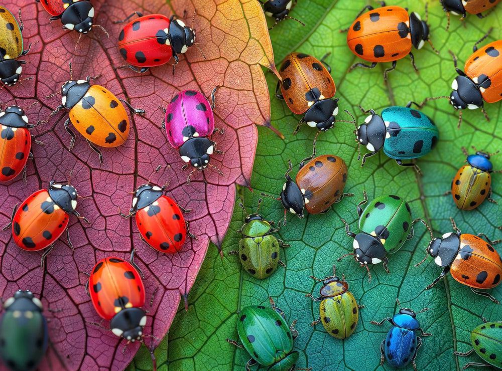 Cross & Glory The Ladybug Rainbow puzzle box shows vibrant colors for relaxing family time.