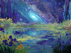 Cross & Glory Milky Way Rising: galactic irises swirl for an immersive puzzle session.