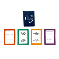 Cross Spin category cards display 160 categories for varied gameplay and replayability.