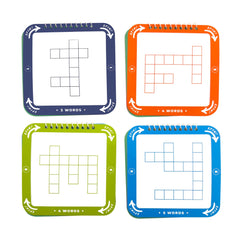 Cross Spin puzzle booklets featured for bite-sized rounds and fast play.