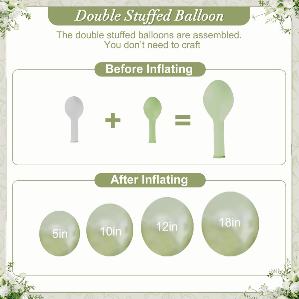 CROSSFINGERS bridal shower backdrop with soft greens evokes elegant celebration vibes.