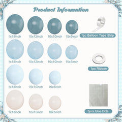CROSSFINGERS glue dots and balloon chain included for easy setup.