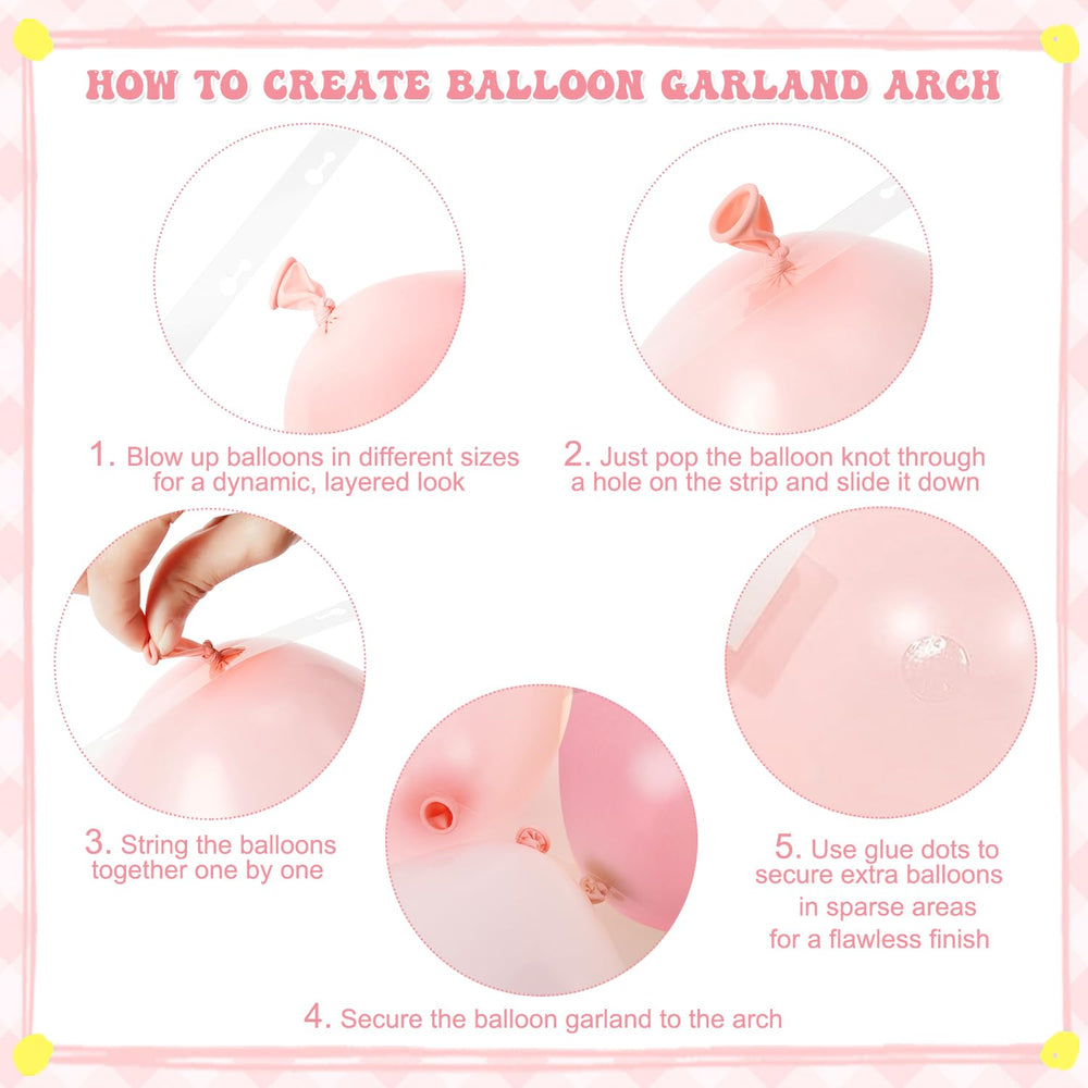 Crossfingers wedding reception balloon arch kit for photo backdrops