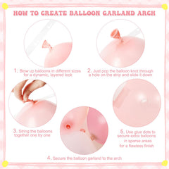 Crossfingers wedding reception balloon arch kit for photo backdrops