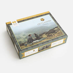 Crown Outlander puzzle close-up pieces highlighting interlock and ease of assembly.