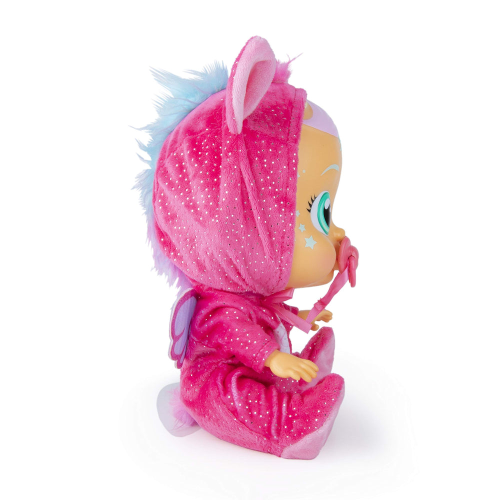 Cry Babies Hannah Pegasus pajamas close-up showcases soft fabric and details.
