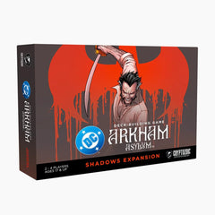 Cryptozoic DC Deck-Building: Arkham Asylum Shadows cards for immersive play.