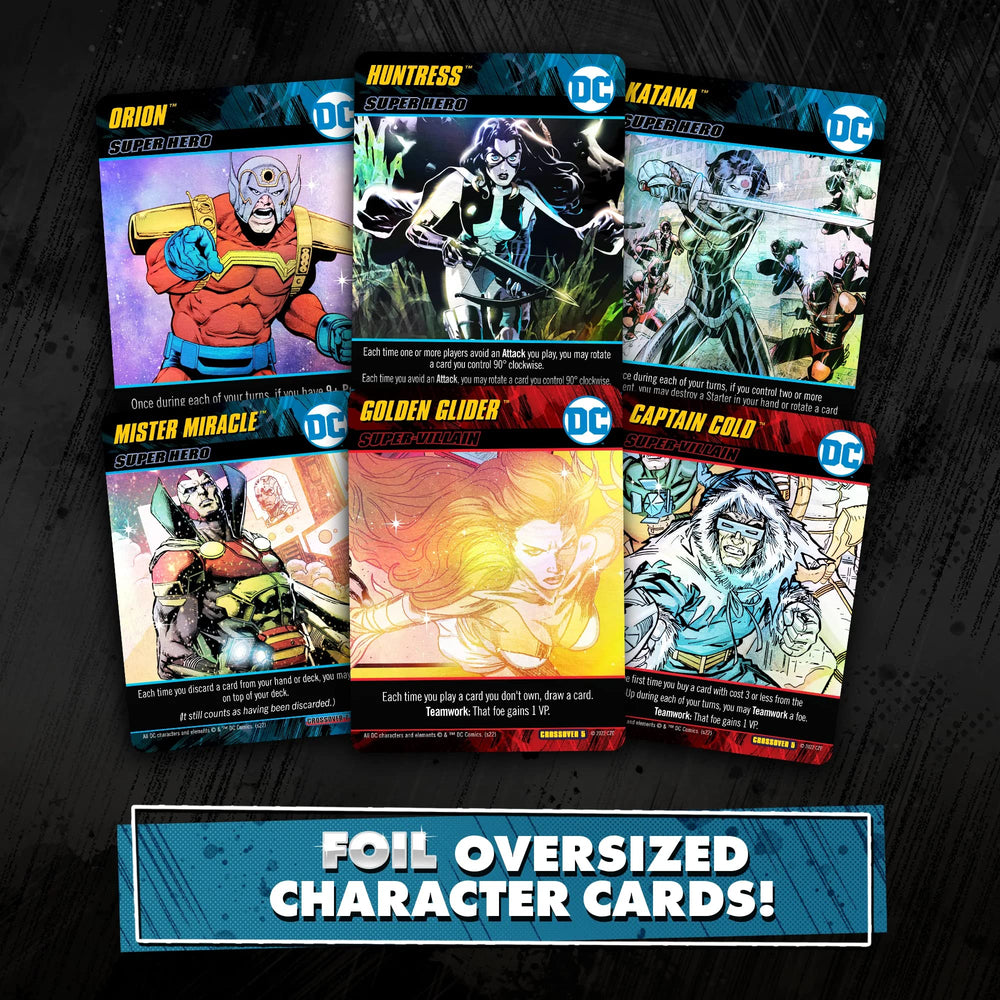 Cryptozoic Entertainment's Birds of Prey pack introduces rotation mechanics and agile teams for flexible strategy.