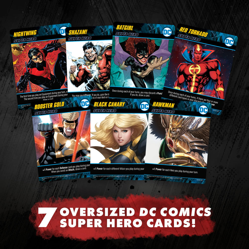 Cryptozoic DC Deck-Building Game: Heroes Unite Shazam card reveals powerful synergy.