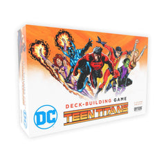 Cryptozoic Teen Titans box cover with vibrant artwork for family game night
