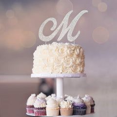 Crystal Creations six inch wide by four point five inch tall topper