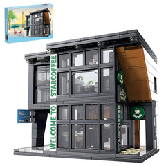 CSNRHG Coffee Shop Building Blocks: coffee-bar area for imaginative play and storytelling.