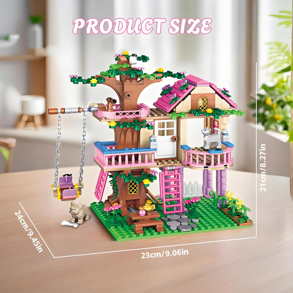 CSNRHG Dream Tree House balcony and greenery adds cozy overlooked scenes.