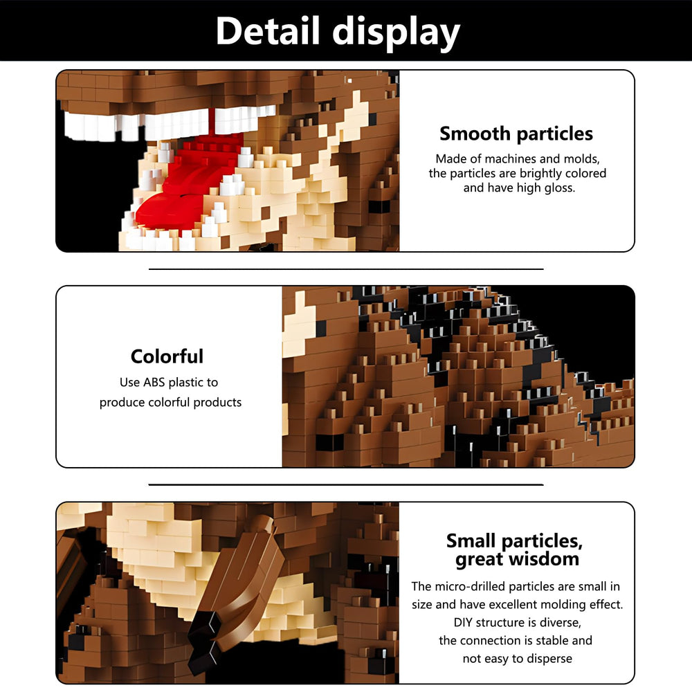 CSNRHG Durable bricks ensure long-lasting display and repeated building fun