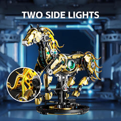 CSNRHG futuristic robotic horse design for imaginative play and display.