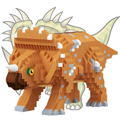 CSNRHG Triceratops assembly pieces simplify smooth construction.