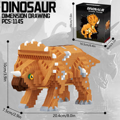 CSNRHG Triceratops frill and horns detail for a realistic build.