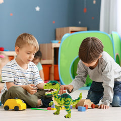 CSNRHG Velociraptor educational set supports spatial thinking through building