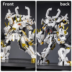 CSNRHG White Tiger Samurai mech double-axe head highlights iconic weapon feature