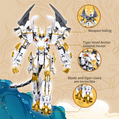 CSNRHG White Tiger Samurai mech joint articulation enables flexible display options