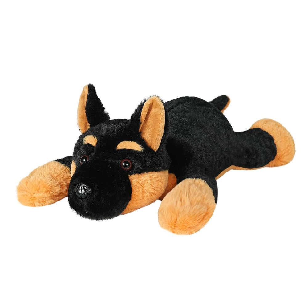 CSVBTRF German Shepherd weighted plush 20-inch for comforting hugs at bedtime.