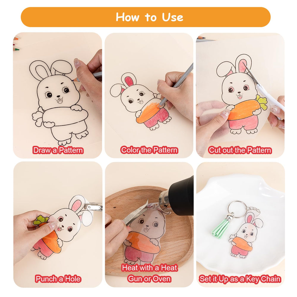 Csyidio keychain clips simplify assembling charms.