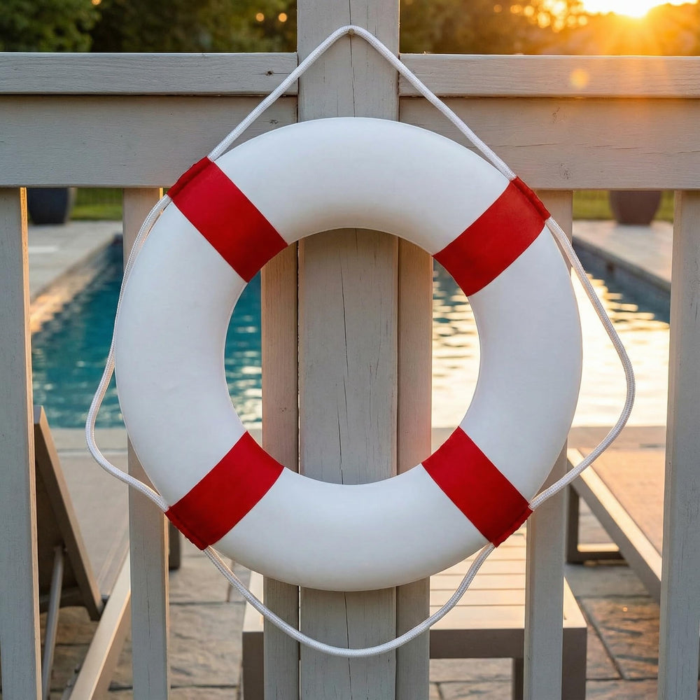 CTopoGo foam life ring with 50 cm diameter for outdoor use.