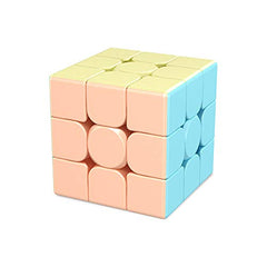 3x3x3 Speed Cube stickerless assembled for smooth turning and focus
