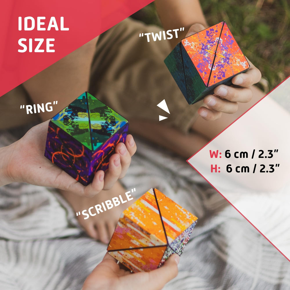 Cubendi Infinity Cube zen-inspired design promotes calm during desk breaks.