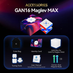 CuberShop GAN16 MagLev MAX sleek outer shell hints at speed-focused aesthetics and durability.