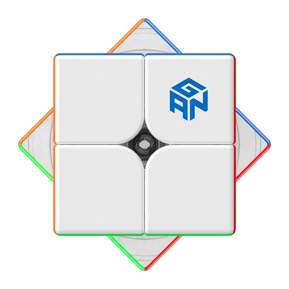 CuberShop GAN 251 M Air front view, compact stickerless cube for fast solving.