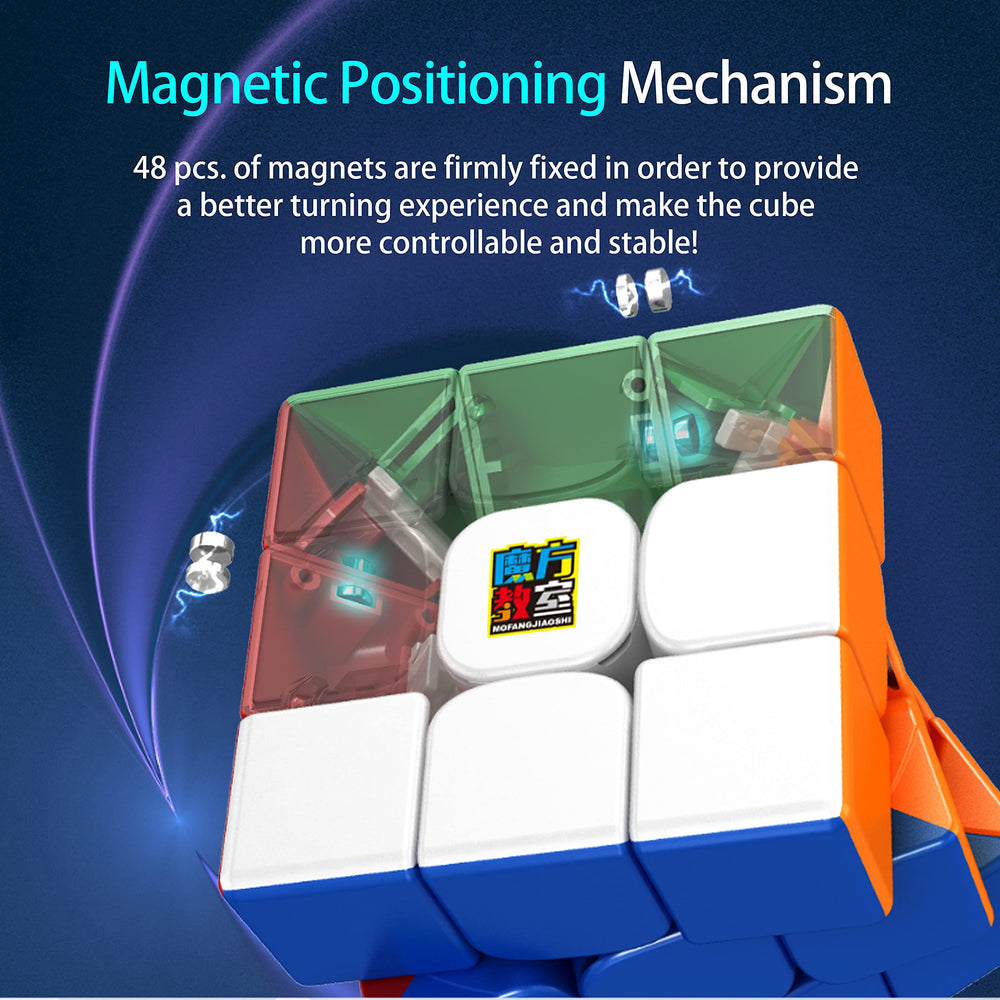 CuberShop Moyu RS3M 2021 MagLev stickerless design for easy inspection