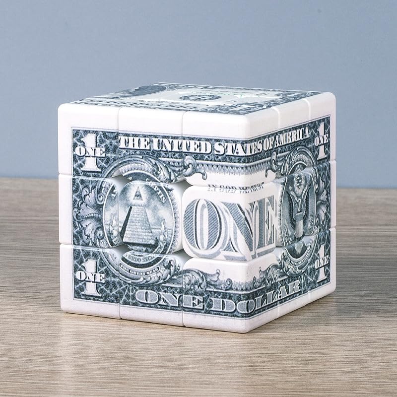 Cuberspeed Dollar Cube side view showing durable, smooth turning ABS pieces