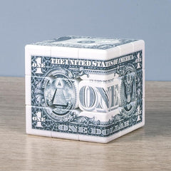 Cuberspeed Dollar Cube side view showing durable, smooth turning ABS pieces