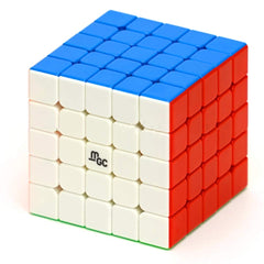 Cuberspeed MGC 5x5x5 cube front view, compact magnetic puzzle for speed cubing.