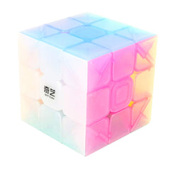 CuberSpeed Warrior W 3x3 Jelly color-shift view captures vibrant visuals.
