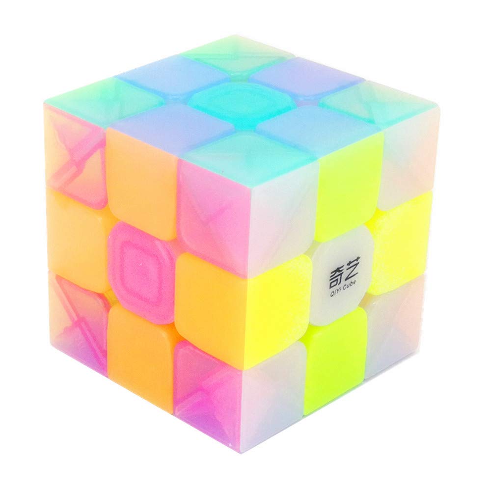 CuberSpeed Warrior W 3x3 Jelly fast-move demo highlights speed.