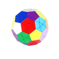 Cuberspeed YuXin Soccer pentagonal puzzle viewed from the front for a stickerless, vivid look