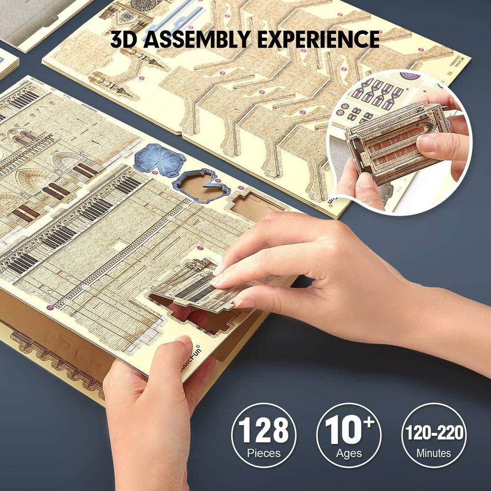 CubicFun Notre Dame Paris 3D puzzle kit as a thoughtful gift for adults and teens.