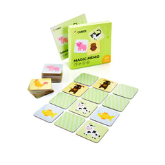 CUBIDI Memory Game cards-tiles promoting concentration through fun matching